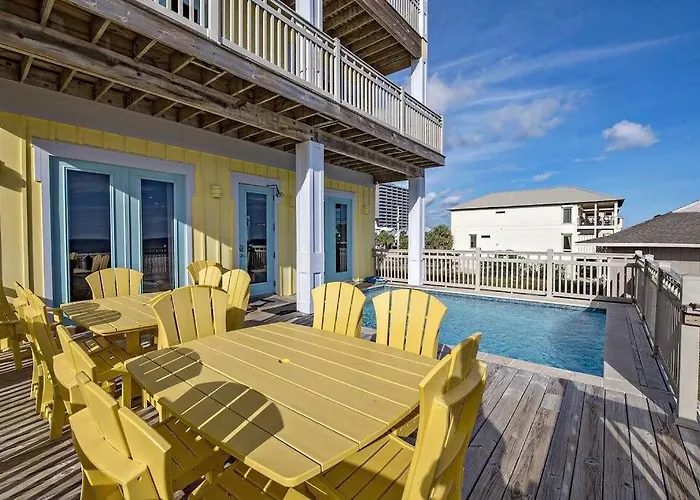 Beachfront~8bedrooms~lemonshello Holiday home Gulf Shores